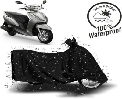 RAAMKM Waterproof Two Wheeler Cover for Hero, Honda, Royal Enfield, TVS(Pulsar NS125 BS6, Black)