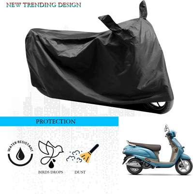 ANTHUB Waterproof Two Wheeler Cover for Suzuki(Access SE, Black)