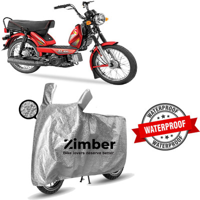 AutoRash Two Wheeler Cover for TVS(XL 100, Silver)