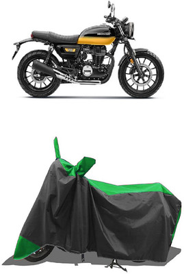 SUGASHRI Waterproof Two Wheeler Cover for Honda(CB350RS, Green, Black)