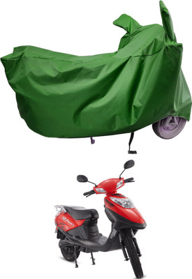 Amexride Two Wheeler Cover for Hero Electric(Electric Flash, Maroon)
