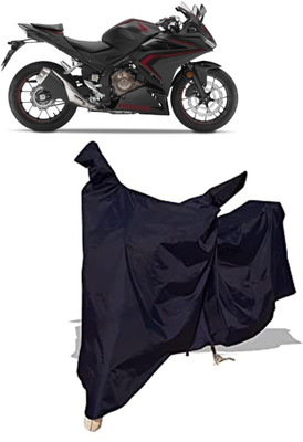 Amexride Two Wheeler Cover for Honda(CBR500R BS6, Black)