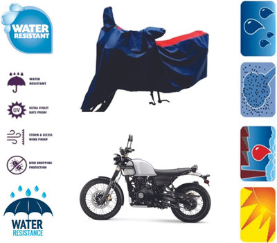 Mdstar Waterproof Two Wheeler Cover for Royal Enfield(Scrambler 1200, Red, Blue)