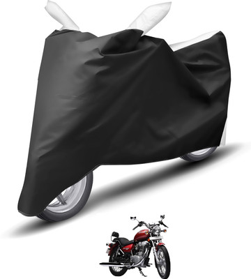 Caronix Waterproof Two Wheeler Cover for Royal Enfield(Thunderbird 500, White)