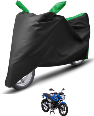Caronix Waterproof Two Wheeler Cover for Bajaj(XCD 125cc, Green)