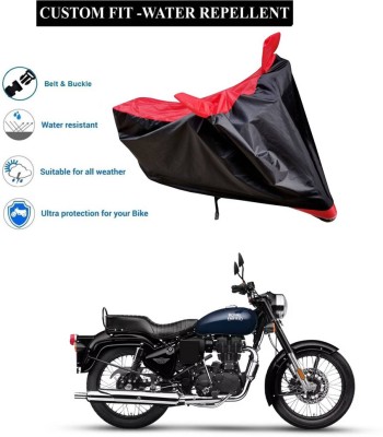 PAGORA Waterproof Two Wheeler Cover for Royal Enfield(Bullet Electra Twinspark, Red)