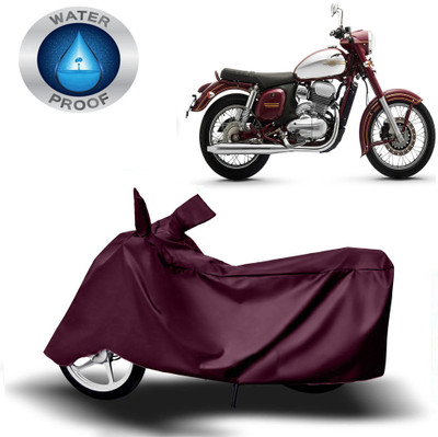 Autoinnovation Two Wheeler Cover for JAWA(Standard 350, Maroon)