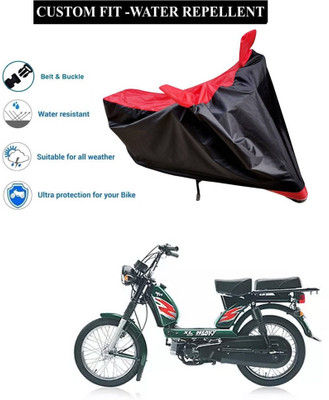 CODOKI Waterproof Two Wheeler Cover for TVS(Heavy Duty Super XL, Red)