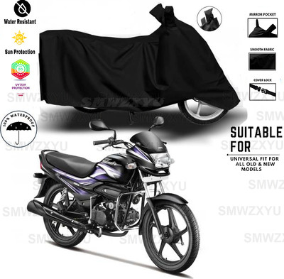 smwzxyu Waterproof Two Wheeler Cover for Hero(Splendor PRO, Black)