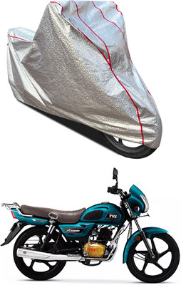 PAGORA Waterproof Two Wheeler Cover for TVS(Radeon, Silver)