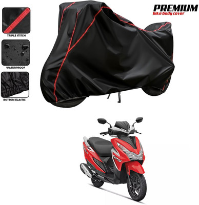 DeepShakshi AUTOMOTIVE Waterproof Two Wheeler Cover for Honda(Grazia, Black, Red)