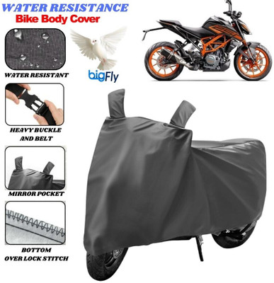 BigFly Two Wheeler Cover for KTM(250 Duke, Grey)