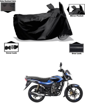 PAGORA Waterproof Two Wheeler Cover for Bajaj(Platina 110 H-Gear BS6, Black)