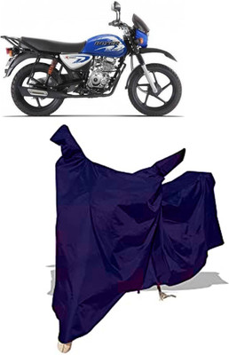 Amexride Two Wheeler Cover for Bajaj(Boxer AT, Blue)