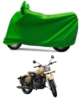Furious3D Two Wheeler Cover for Royal Enfield(350, Green)