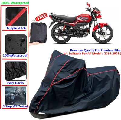 SThanaveX Waterproof Two Wheeler Cover for Hero(Passion Pro i3S, Black)