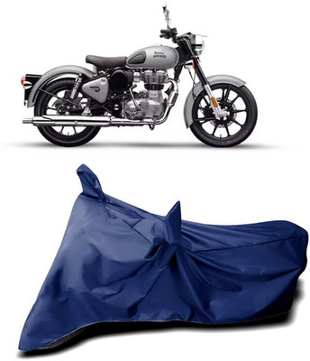 KEDIT Two Wheeler Cover for Royal Enfield(Bullet 350, Blue)