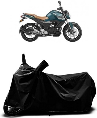 OliverX Waterproof Two Wheeler Cover for Yamaha(FZ25 BS6, Black)