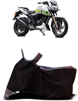 VESMEI Two Wheeler Cover for TVS(Apache RTR 200 Fi E100, Grey)