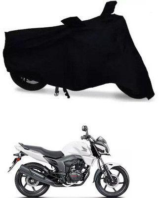 THE REAL ARV Waterproof Two Wheeler Cover for Honda(Trigger, Black)