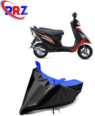 RRZ Waterproof Two Wheeler Cover for TVS(Streek, Black, Blue)