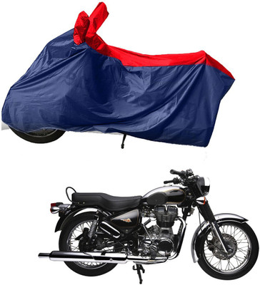 RiderShine Two Wheeler Cover for Royal Enfield(Electra 4S, Blue, Red)