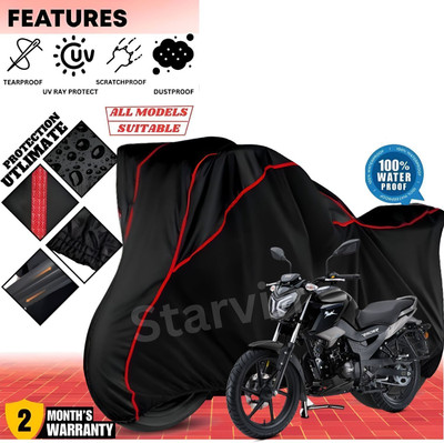 OliverX Waterproof Two Wheeler Cover for TVS(Raider, Black, Red)