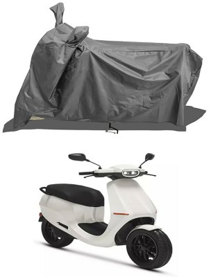 JC AutoHub Waterproof Two Wheeler Cover for Ola(SS, Grey)