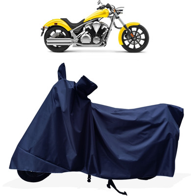 Tricway Two Wheeler Cover for Honda(VT 1300CX, Blue)