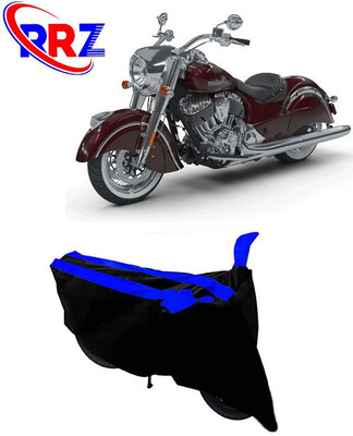 RRZ Waterproof Two Wheeler Cover for Indian(Chief Classic, Black, Blue)