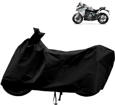 Horseyaart Waterproof Two Wheeler Cover for CFMoto(650GT BS6, Black)