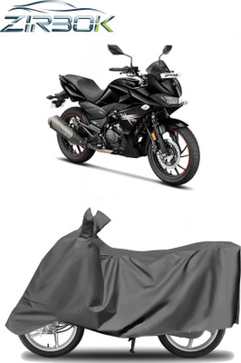 ZIRBOK Waterproof Two Wheeler Cover for Hero(Xtreme 200S, Grey)