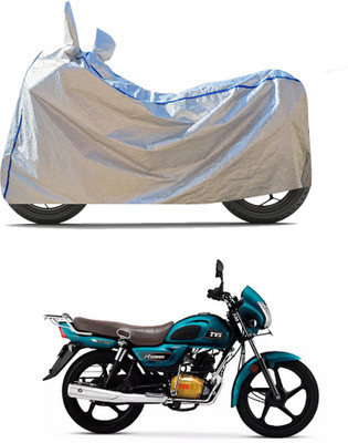 PAGORA Waterproof Two Wheeler Cover for TVS(Radeon, Silver)
