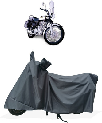 Tricway Two Wheeler Cover for Royal Enfield(Machismo 350, Grey)