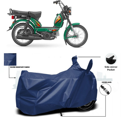 WMIZEXA Waterproof Two Wheeler Cover for TVS(XL 100 Heavy Duty, Blue)