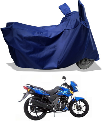 Amexride Two Wheeler Cover for TVS(Flame SR125, Blue)