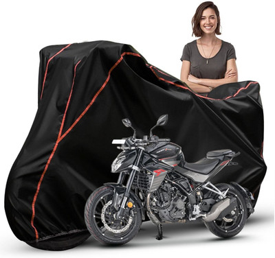 Car Styling Waterproof Two Wheeler Cover for Hero(Xtreme 200R, Black, Red, Multicolor)