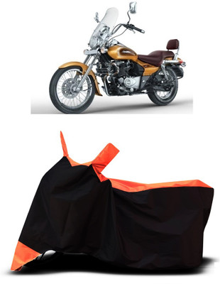 VESMEI Two Wheeler Cover for Bajaj(Avenger 400, Orange)