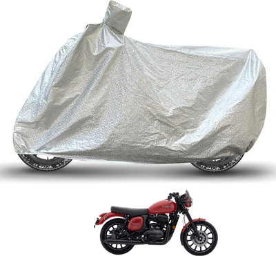 Caronix Waterproof Two Wheeler Cover for JAWA(Jawa, Silver)