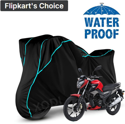 OliverX Waterproof Two Wheeler Cover for TVS(Raider, Black, Blue, Multicolor)