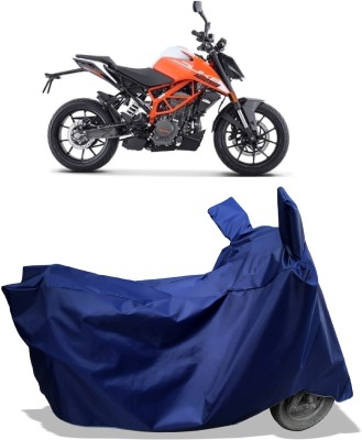 Amexride Two Wheeler Cover for KTM(125 Duke BS6, Blue)