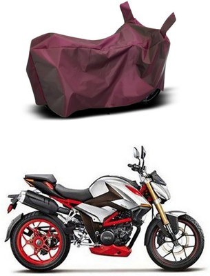 Mdstar Waterproof Two Wheeler Cover for Hero(XF3R BS6, Maroon)