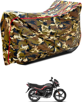 PAGORA Waterproof Two Wheeler Cover for Hero(Passion Plus, Multicolor)