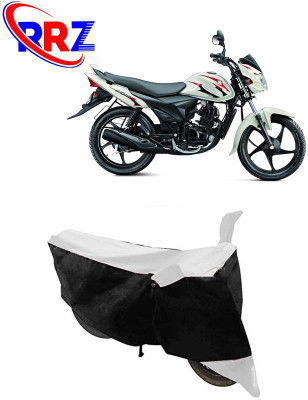 RRZ Waterproof Two Wheeler Cover for Suzuki(Hayate EP, Black, White)