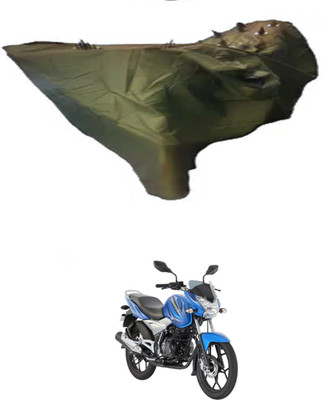 ZEDTEEK Waterproof Two Wheeler Cover for Bajaj(Discover 125 DTS-i, Green)