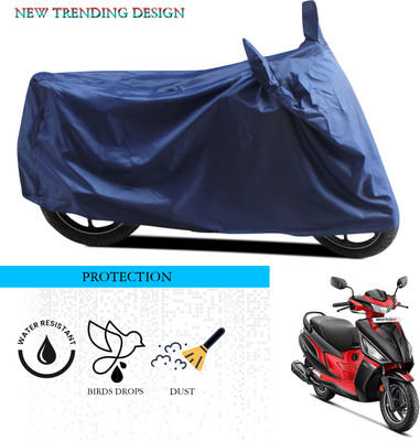 ANTHUB Waterproof Two Wheeler Cover for Hero(Motocorp Maestro Electric, Blue)
