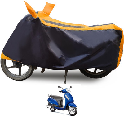 Euro Care Waterproof Two Wheeler Cover for Suzuki(Access 125, Orange)