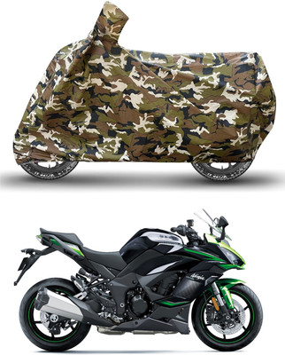 RABABLI Waterproof Two Wheeler Cover for Kawasaki(Multicolor)