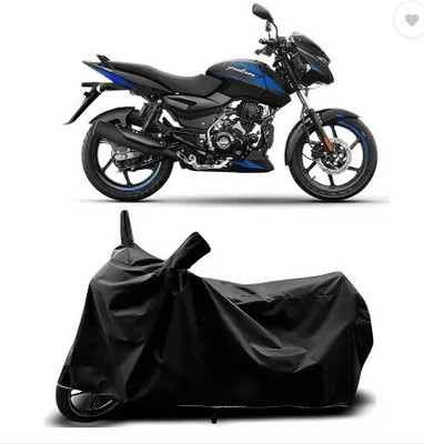 Tritika Waterproof Two Wheeler Cover for Bajaj(Pulsar, Black)