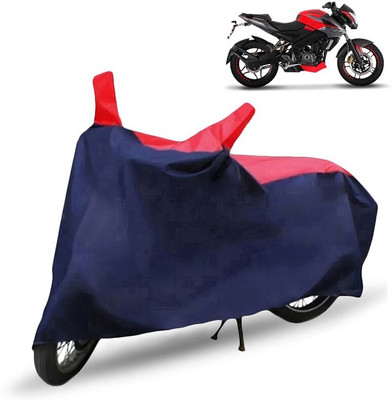 Mdstar Waterproof Two Wheeler Cover for Bajaj(Pulsar 200 NS DTS-i, Red, Blue)